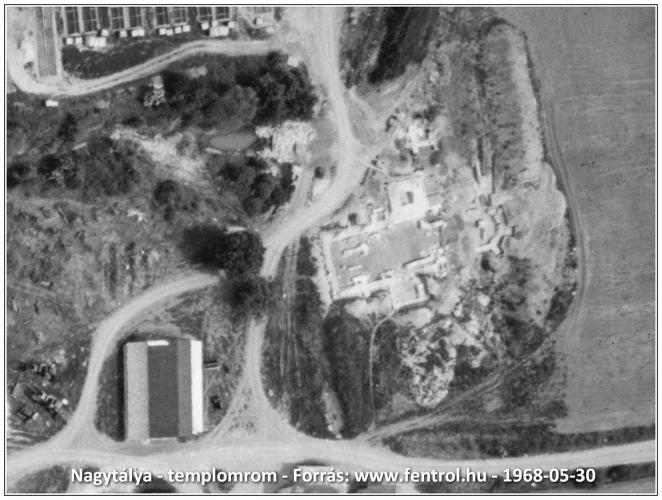 Nagytálya, templomrom